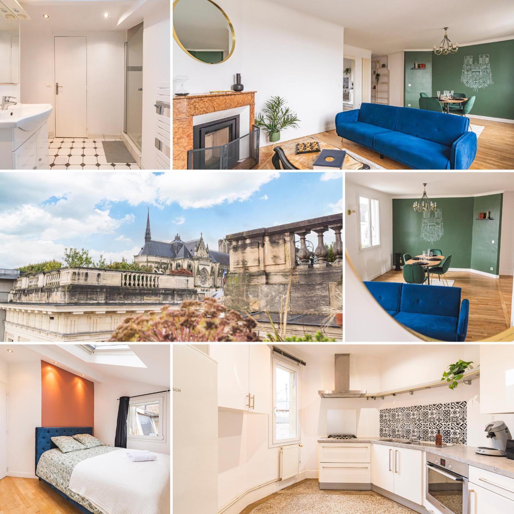 Ferienwohnung Le Royal - Cathedral - Center Reims Exterior foto